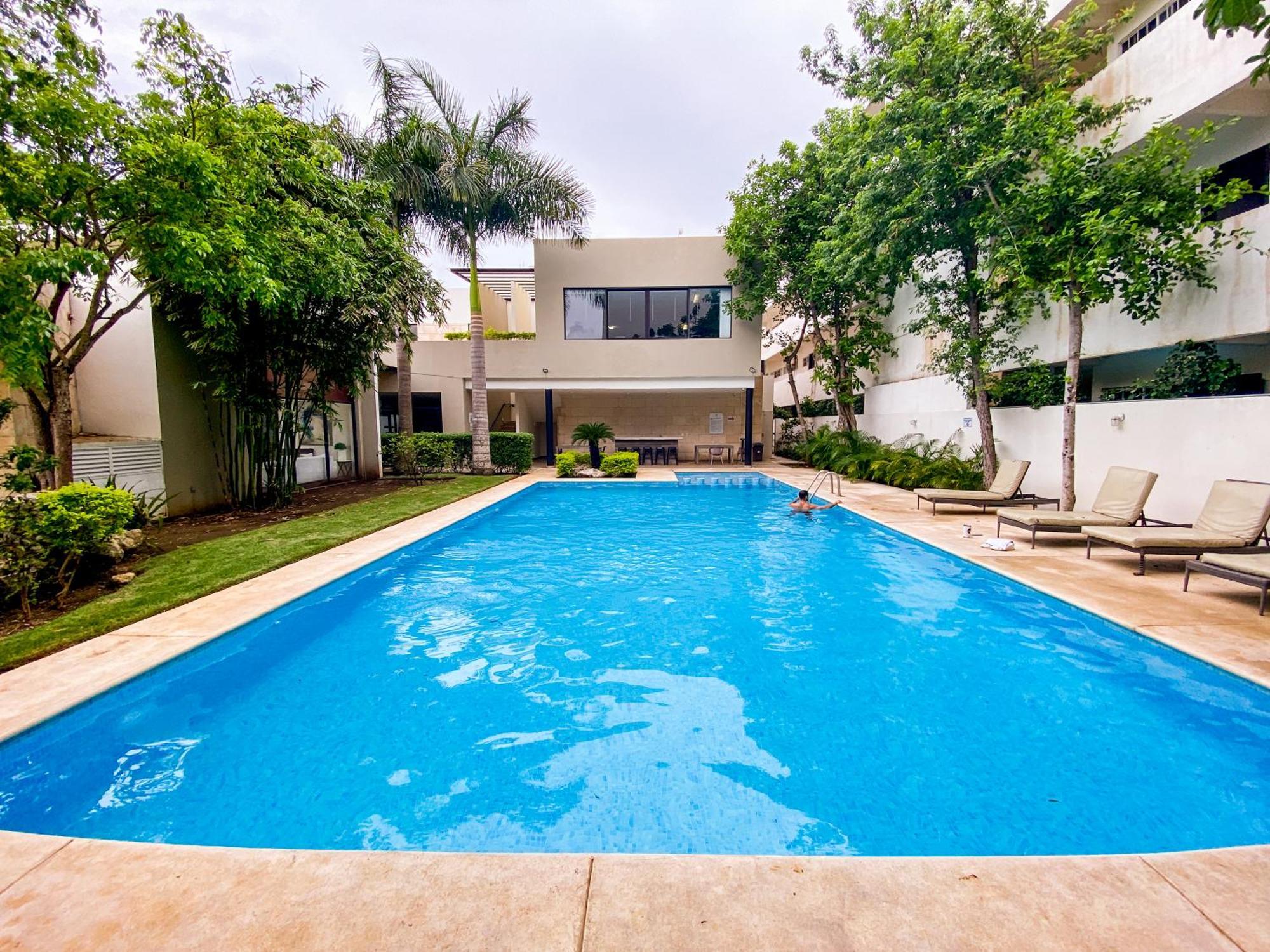 Apartamento Homey 3br In Residential Area With 3pools Garden And Bbq