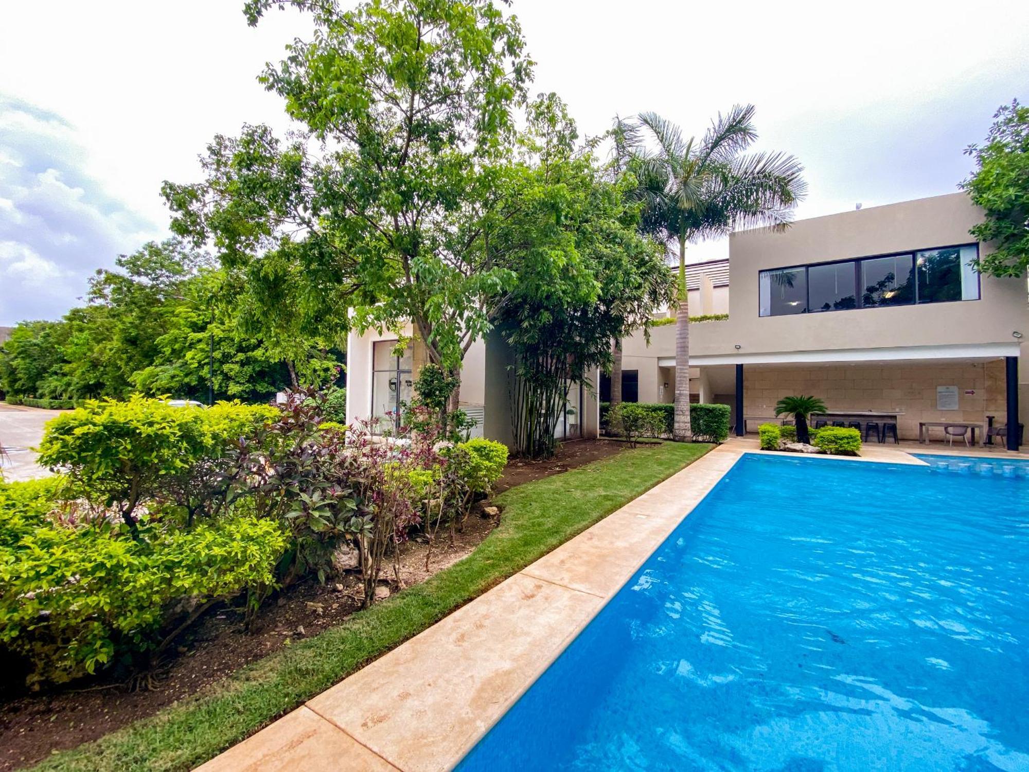 Homey 3br In Residential Area With 3pools Garden And Bbq Apartamento Playa del Carmen